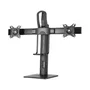 Aisens Soporte de Mesa Pro para 2 Monitores 17-27 Pulgadas, Negro